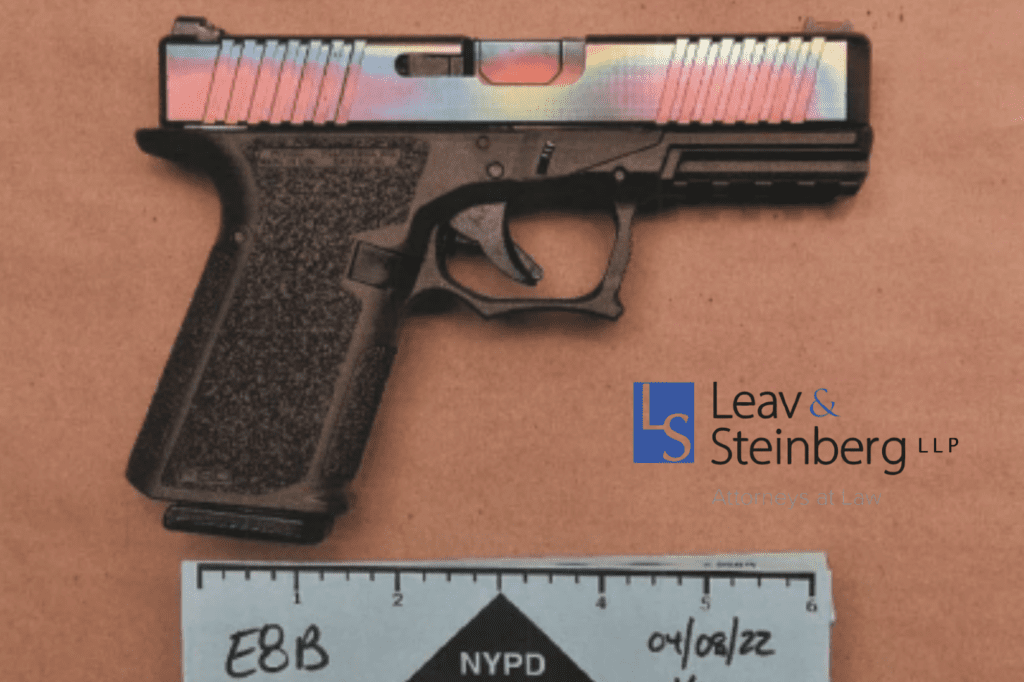 Gun from lawsuit in the Bronx against Polymer80, Inc. - Leav & Steinberg